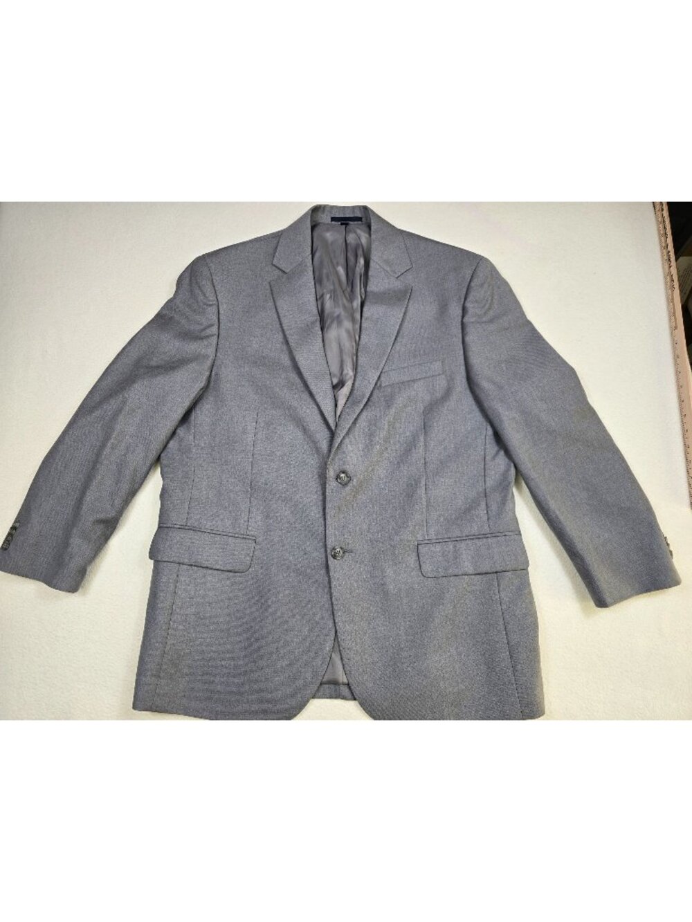 Jos A Bank 1905 44R 100% Wool Grey Blazer Tailored Fit